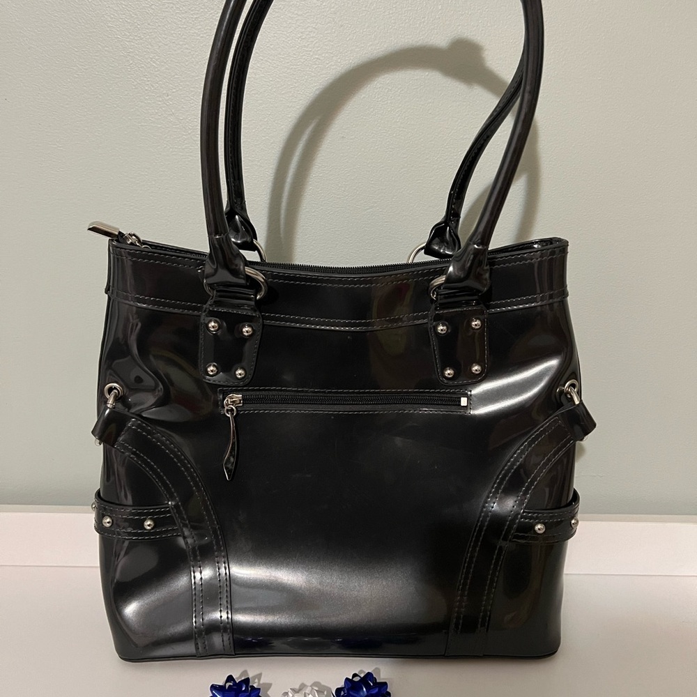 Beijo Brand women’s handbag purse. Dark Gray. - Picture 2 of 5